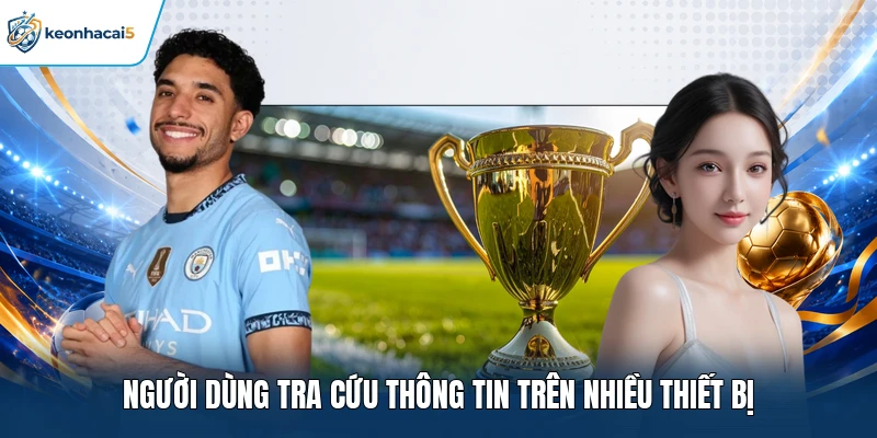 Người dùng tra cứu thông tin trên nhiều thiết bị